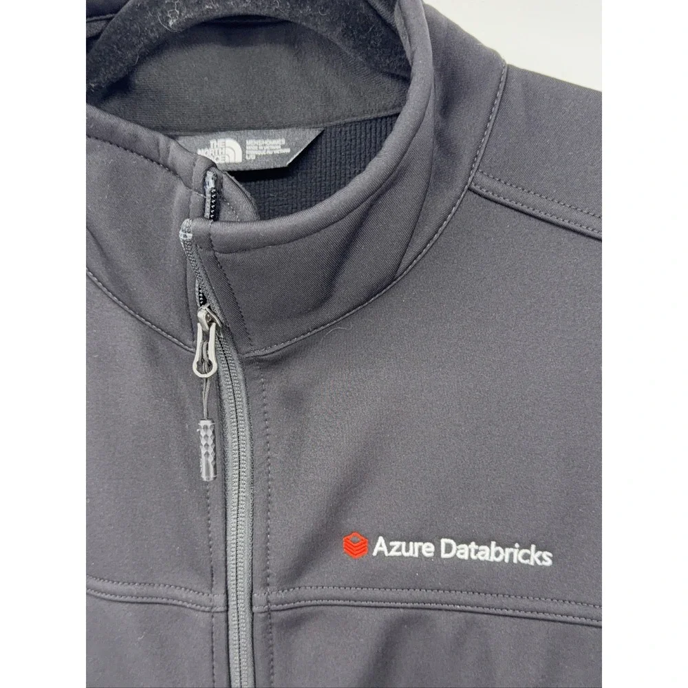 The North Face Windwall Softshell Vest Men's L Black Full Zip Lightweight